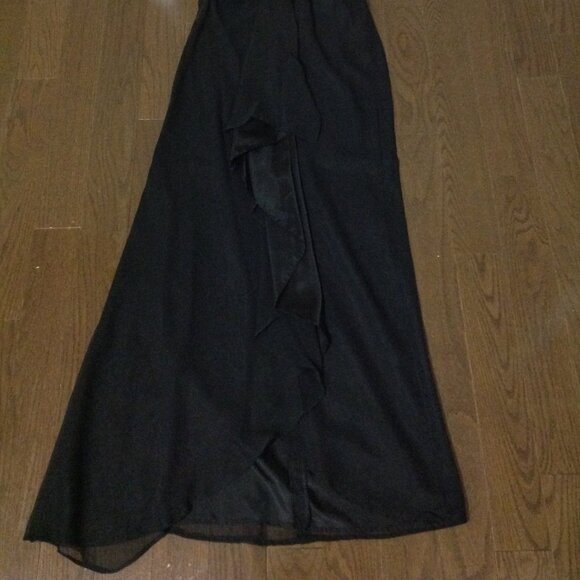 Brand New Halle Berry inspired Black Strapless Gown Dress Size 6 - Picture 4 of 5